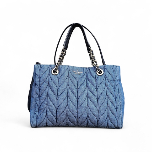kate spade Handbags - Kate Spade Denim Blue Crossbody